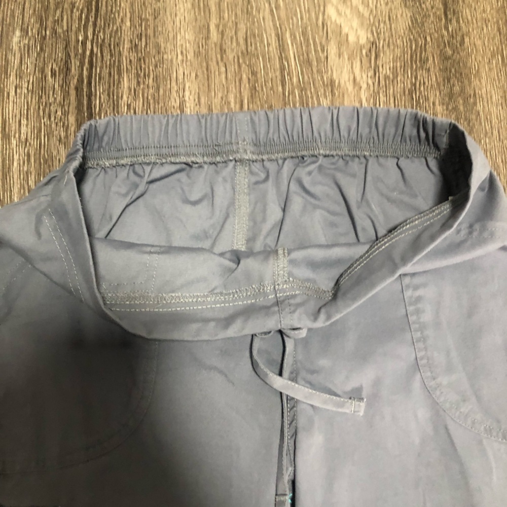 SCRUBSTAR Condor Grey Cargo Scrub Pants Straight Leg Drawstring Size S - Picture 4 of 9